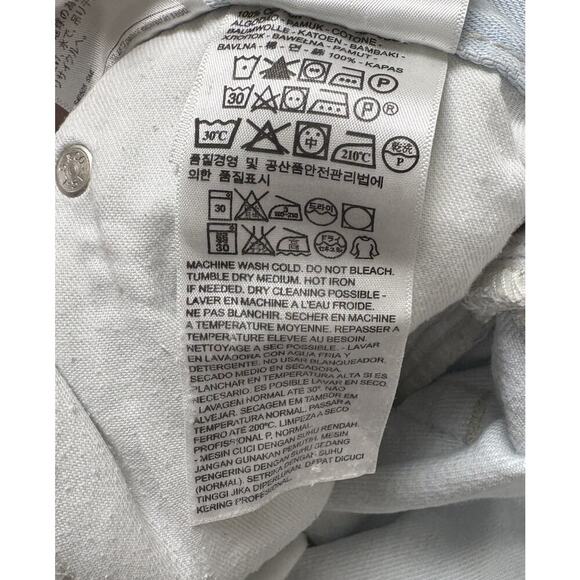 Levi’s 505 Men’s Jeans 32x32 Light Wash Straight Fit USA Denim W32 L32 - Picture 5 of 6